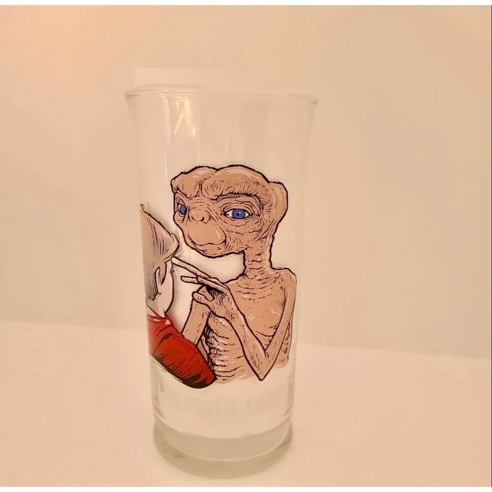 Set of 4 Vintage 1982 Pizza Hut / E.T. Drinking Glasses